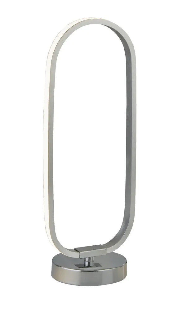 Abat-jour Modern Liner Chrome Aluminium Polycarbonate Blanc LED 12W 3000K