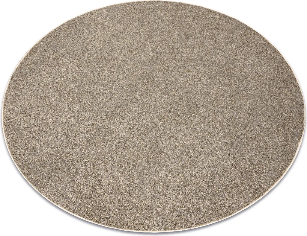 Tapis rond marron 100 cm Excellence 222, facile à nettoyer et ultra durable