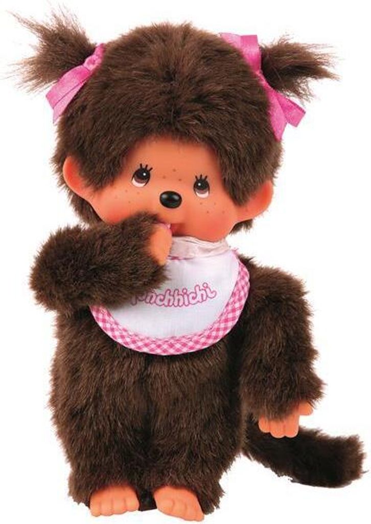 Monchhichi Classic Girl růžová, cca 20cm Obrázek produktu 