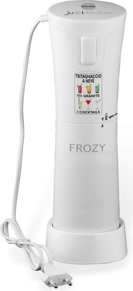 Macom Frozy Ice Crusher 861 Weiß Elektrischer Granit- und Produktbild 