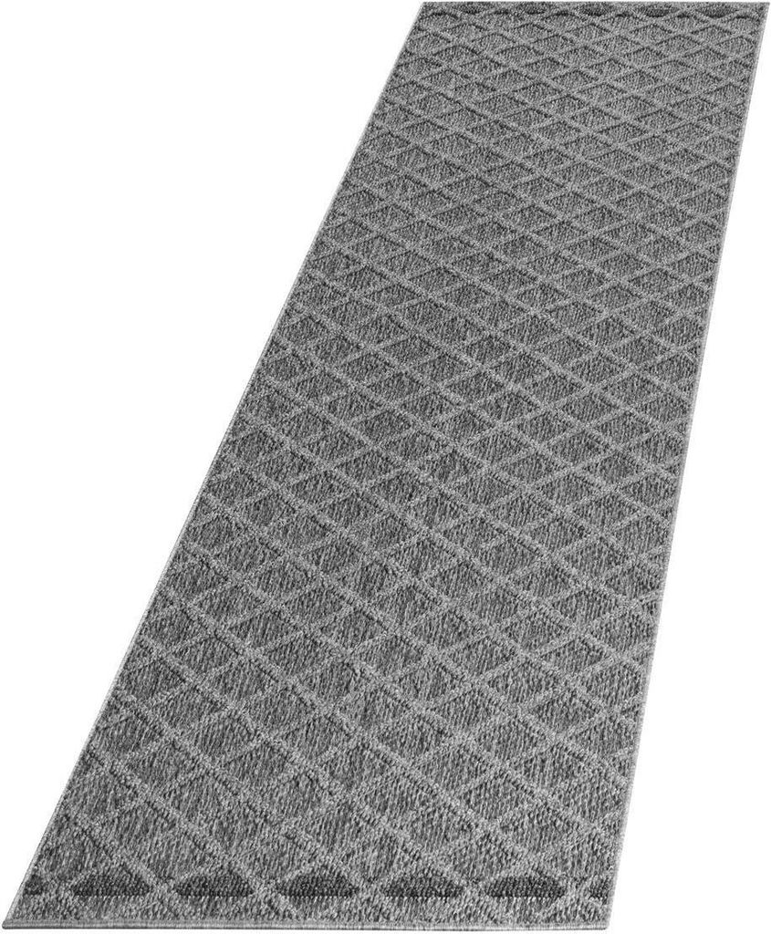 Outdoor Teppich PATARA Grau 80 x 250 cm