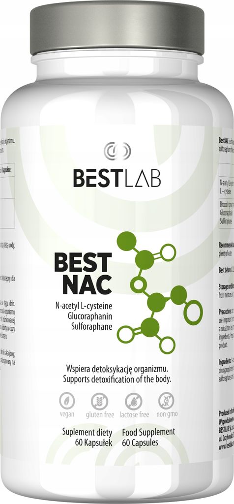 Best Lab BestNAC 60 kapsúl Obrázok produktu 