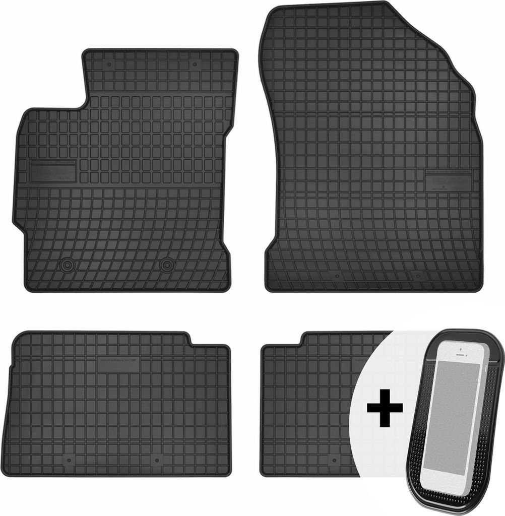 Gummimatten Auto Fußmatten Automatten Passgenau 4-teilig Set - passend für Toyota Auris 2 II 2013-2018