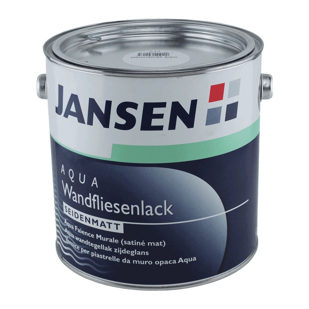Jansen Aqua Wandfliesenlack Seidenmattlack 0,75 Liter Produktbild 