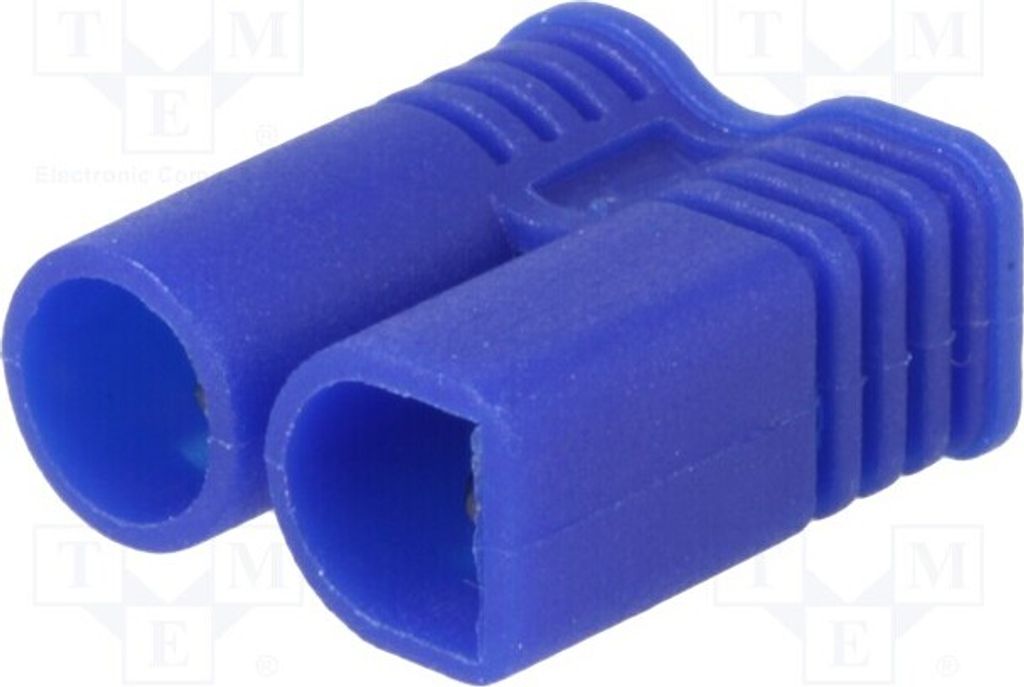 1x Stecker zur DC-Stromversorgung PIN: 2 EC2 männlich gelötet EC2-M DC Steckverbi