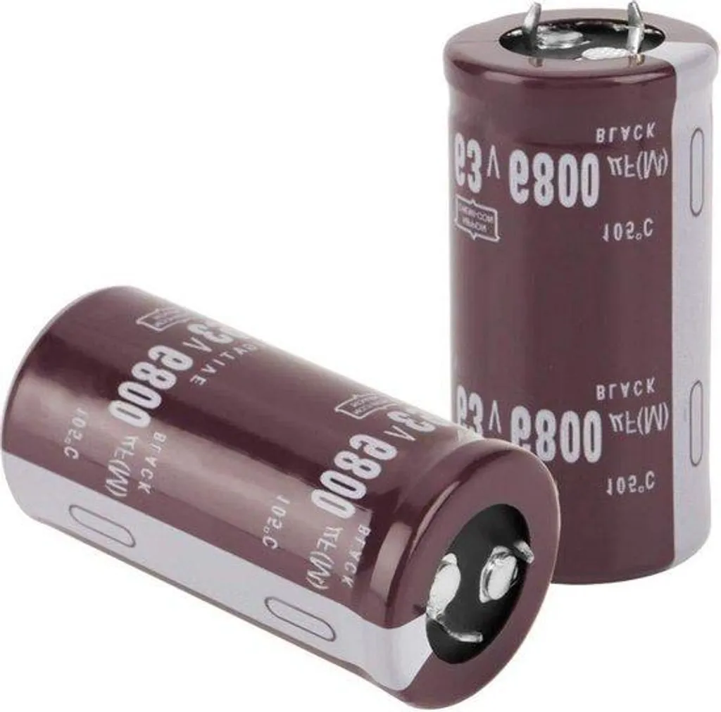 Condensateur électrolytique 63V 6800µF haute précision 25x50mm