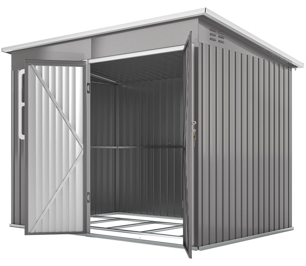 Outsunny Metall Gerätehaus 4,13 m² Geräteschuppen mit Produktbild 