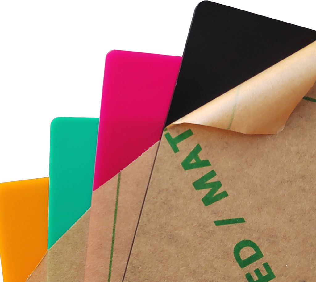 Creality Falcon Series Frosted Colorful Acrylic Sheets 300 x 300 x 3mm - 10pcs