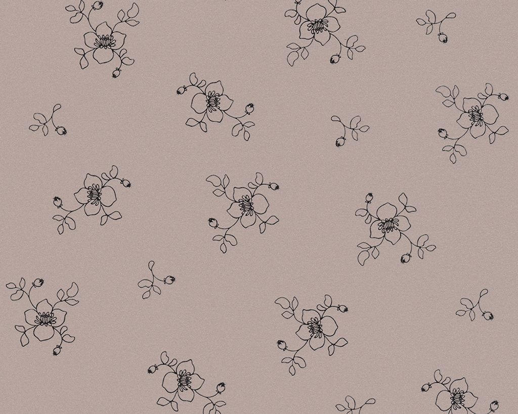 A.S. Création Vliestapete Life 2, braun, metallic, schwarz, 10,05 m x 0,53 m, 304032, 3040-32