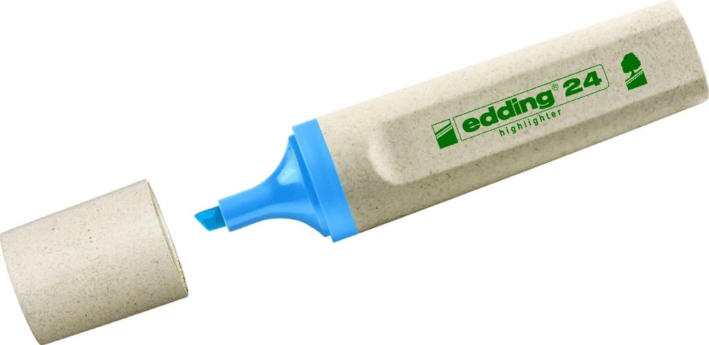 Edding - Textmarker 24 EcoLine Hellblau | 10 Stück