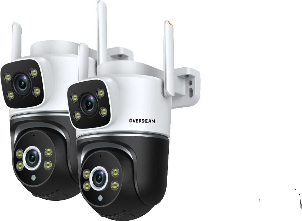 Caméra de sécurité 8 MP double objectif Wifi avec vision nocturne 4K