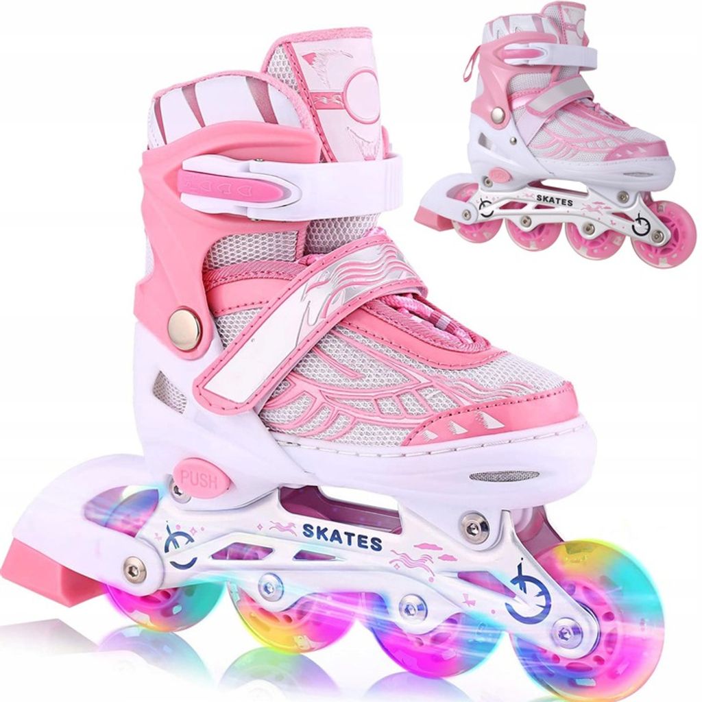 Kinder Inlineskates Rollerblades Skater Rollschuhe verstellbar 31-34 Farbauswahl 