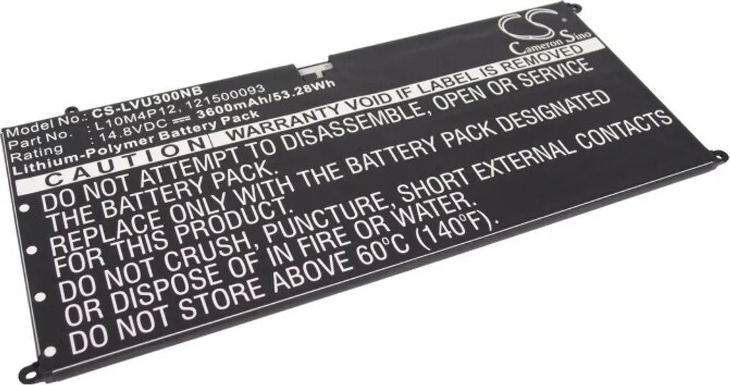 Batterie L10M4P12 de Rechange pour Lenovo IdeaPad U300S et Yoga 13