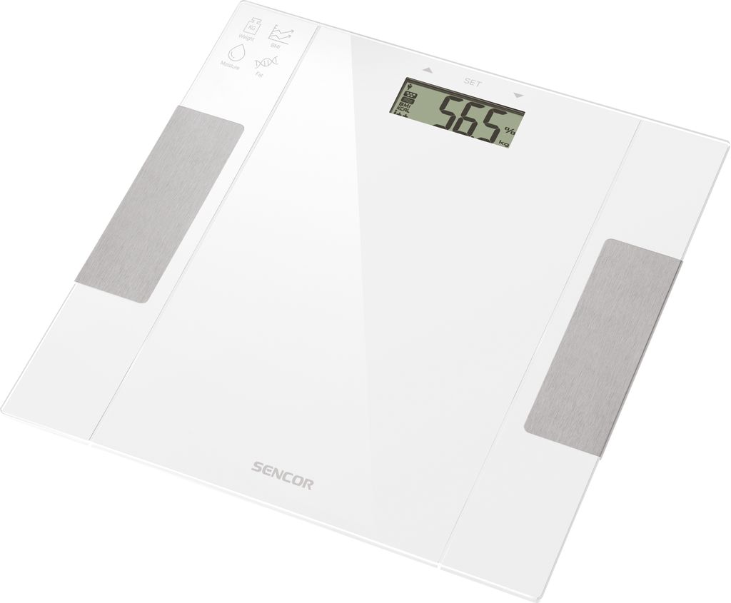 SENCOR SBS 5051WH Osobní fitness váha, skleněný povrch, Obrázek produktu 