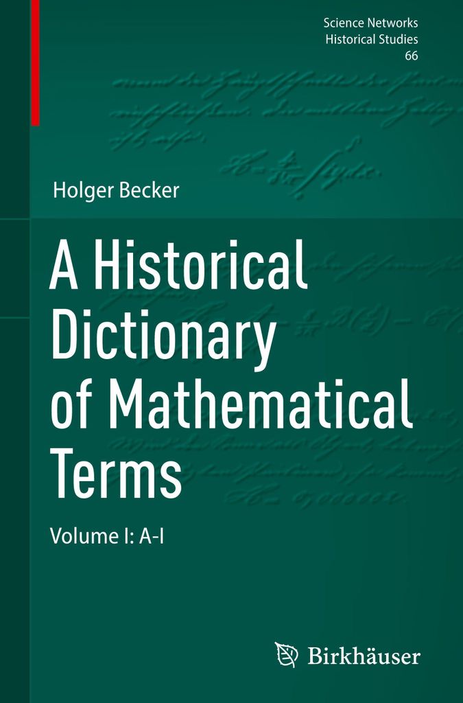 A Historical Dictionary of Mathematical Terms