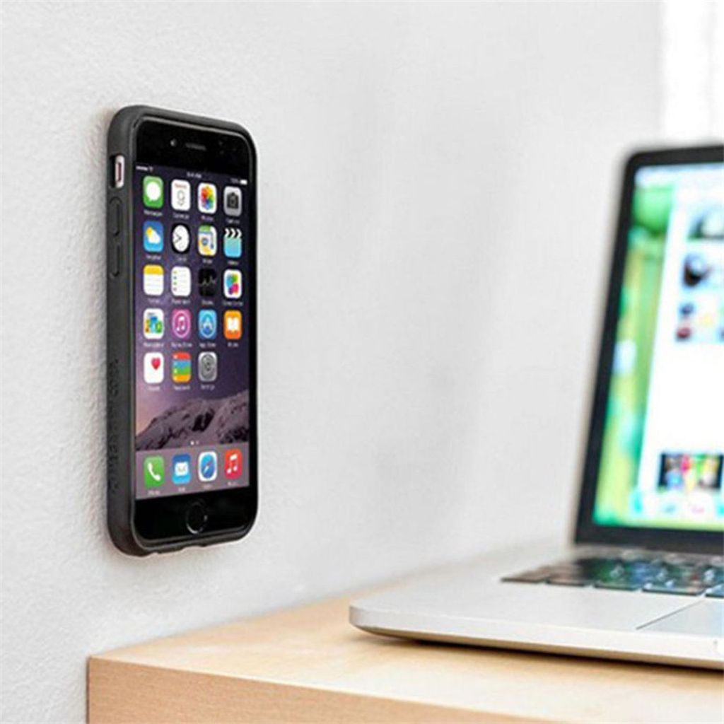 Anti Gravity Case für Apple Iphone 6 Plus / 6s Plus 5.5 Zoll Smart Slim Case Book Cover Stand Flip (Schwarz)