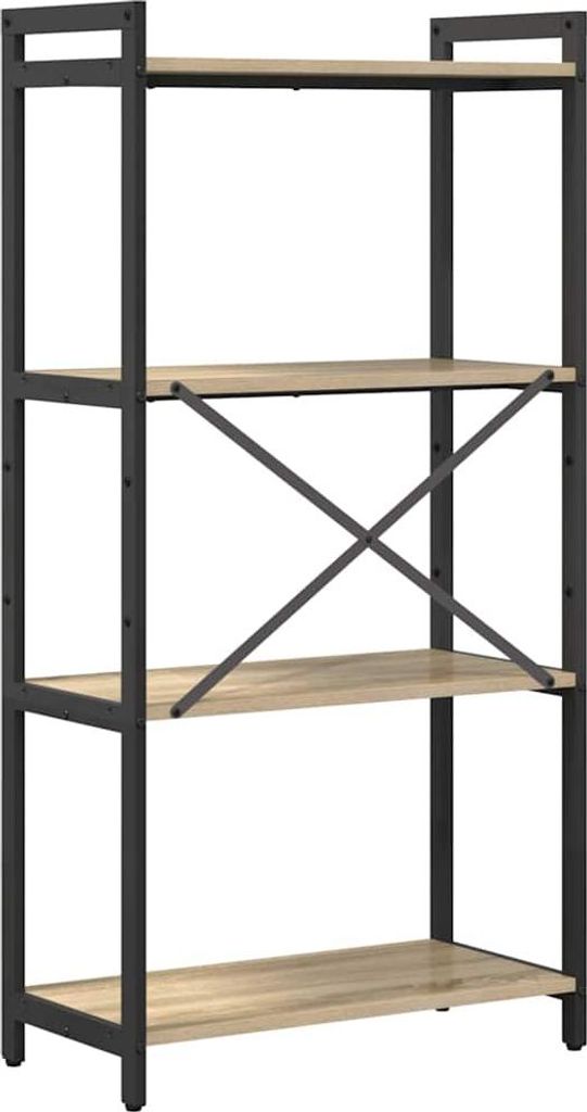 Bücherregal Sonoma-Eiche 60 x 30 x 120 cm Holzwerkstoff