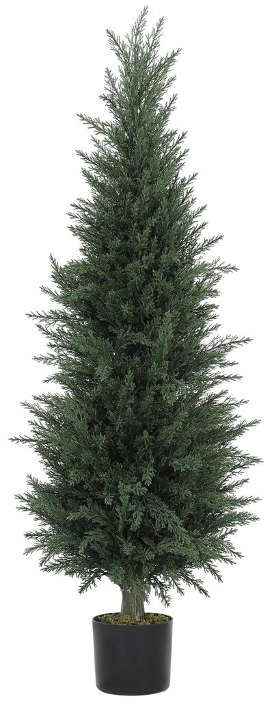 HOMCOM Künstliche Zypresse groß 120 cm Kunstpflanze, Produktbild 
