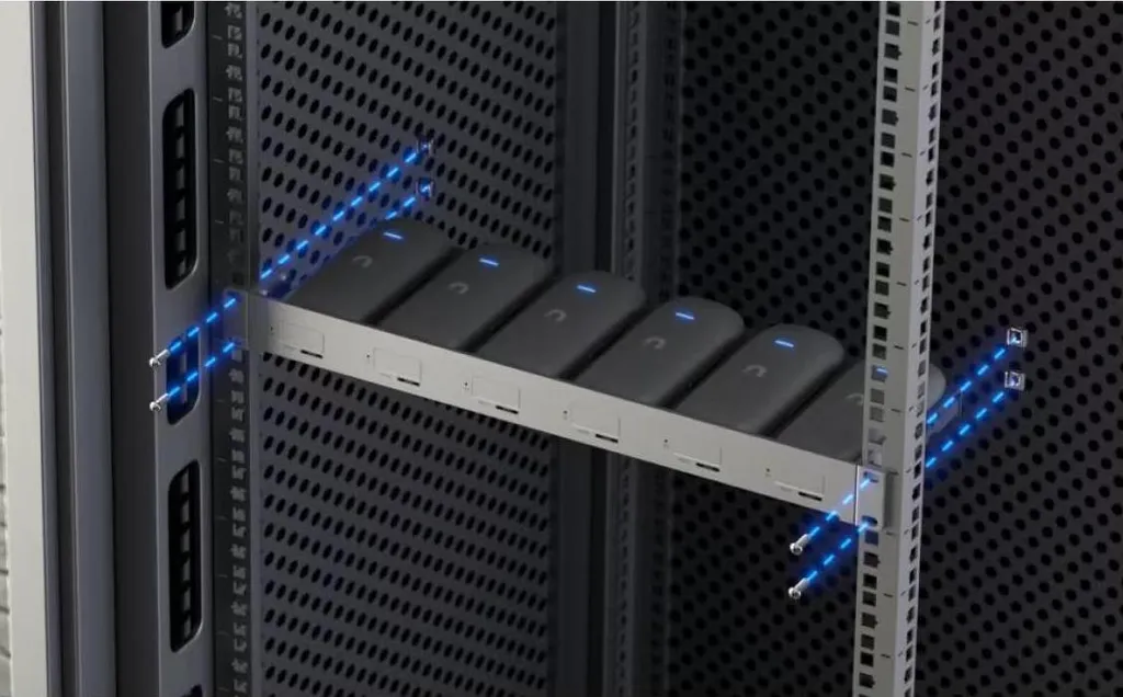 Accessoire Rack Ubiquiti Finition Argentée - Montage Robuste UACC-AI - 4