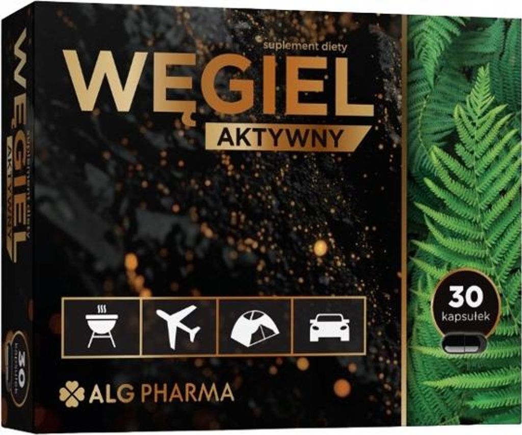 AKTIVKOHLE Verdauungssystem Darm Reise Alg Pharma 30 Kapseln