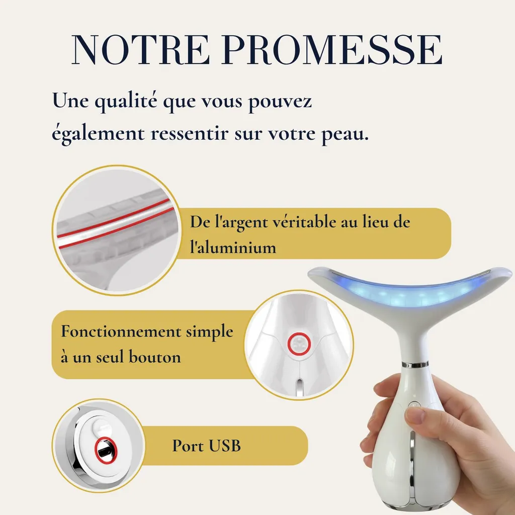 Winch Anti-Aging Miracle : Appareil de Luminothérapie TriGlow [New]
