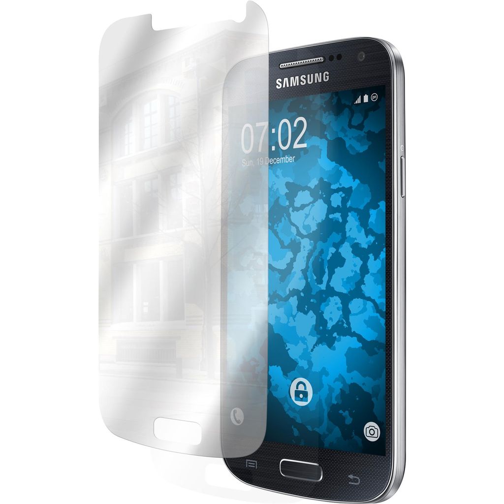 2er-Pack PhoneNatic Displayschutzfolien verspiegelt kompatibel mit Samsung Galaxy S4 Mini
