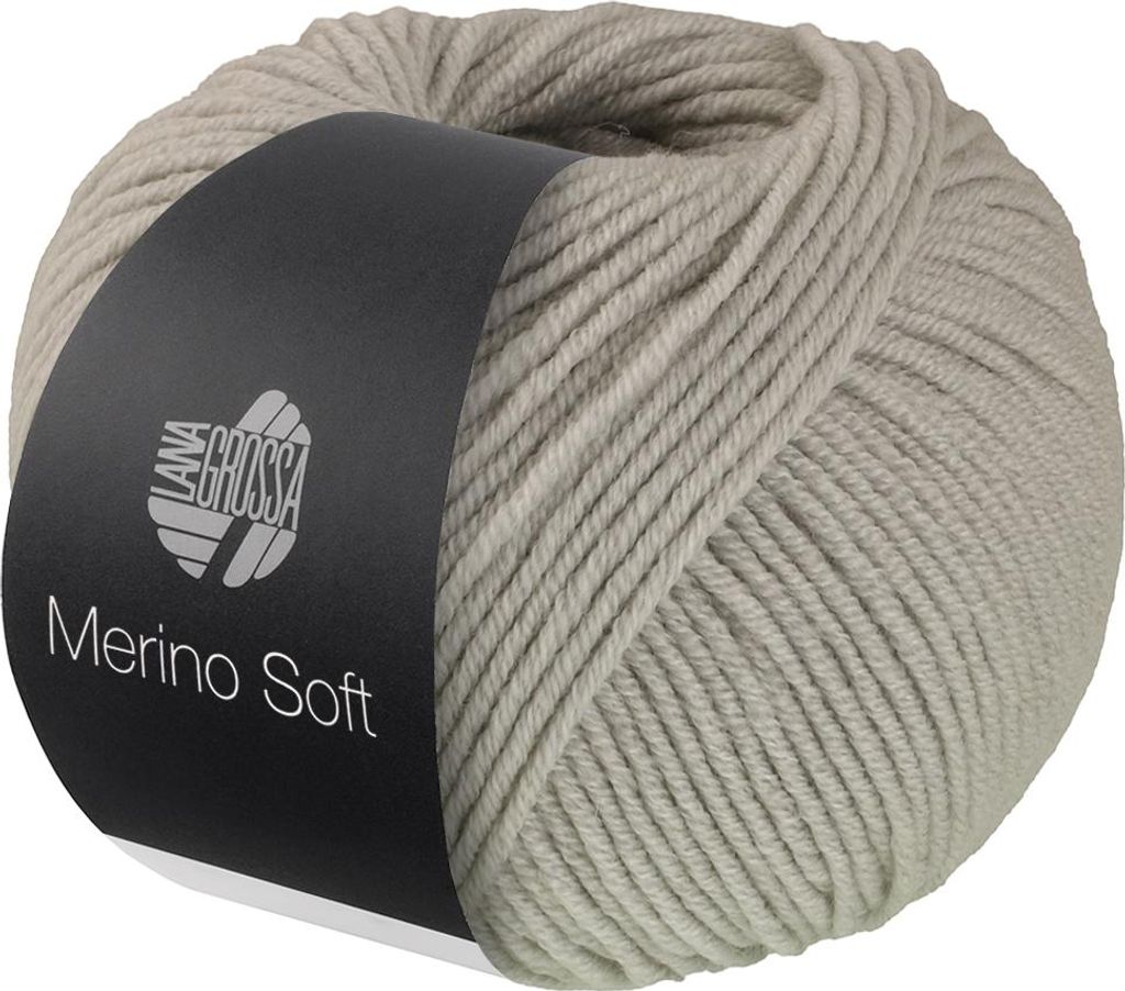 Lana Grossa - Merino Soft 0009 hellgrau Produktbild 