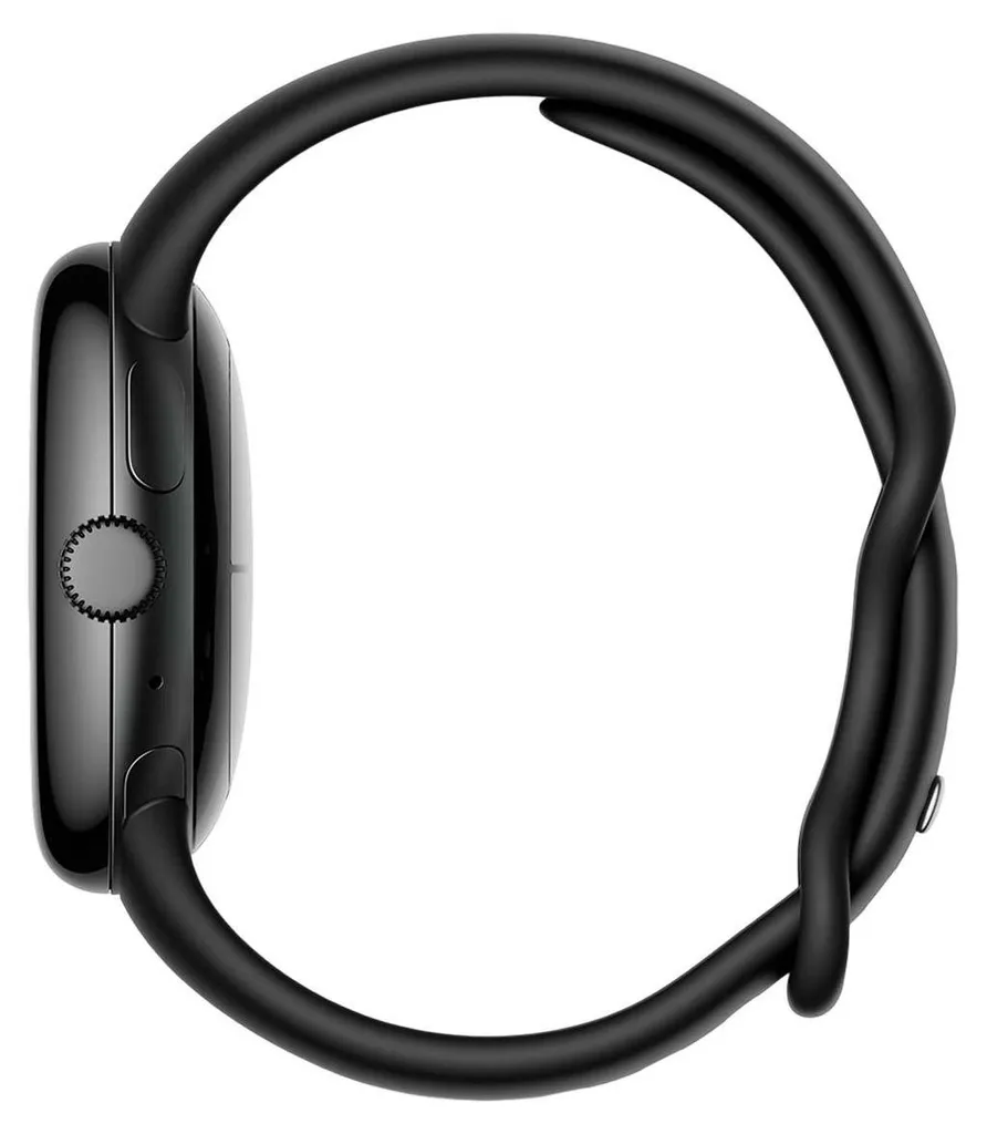 Bracelet Google Pixel Watch Active Noir en Silicone Doux Résistant - 5