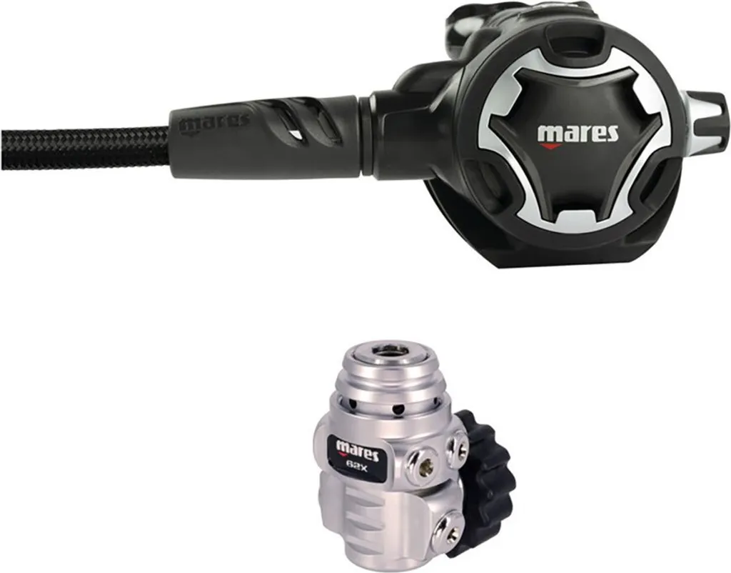 Détendeur Mares Dual Adj 62X DIN Argent avec Réglage de Sensibilité