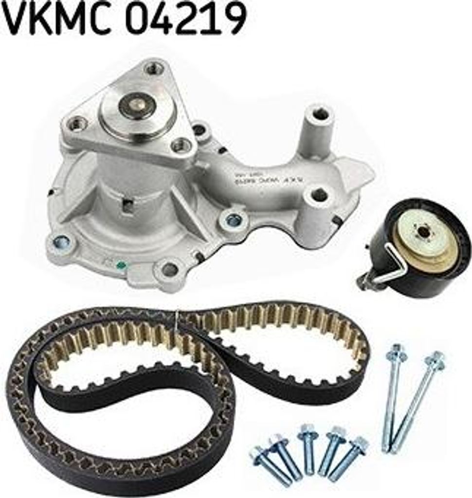 SKF Wasserpumpe + Zahnriemensatz VKMC 04219