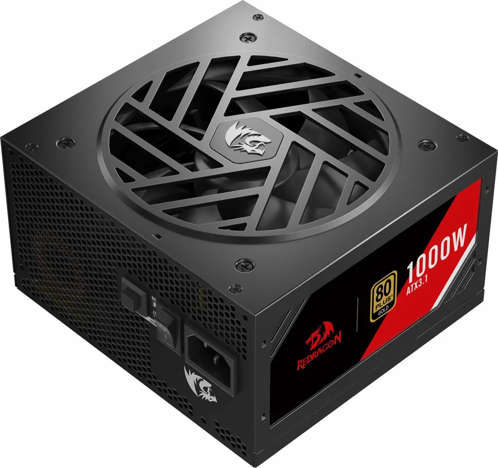 Alimentation PC 1000W Redragon Master GC-MS03 80 Plus Gold ATX