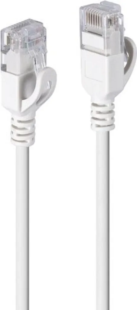 LINDY Patchkabel Cat.6A F/UTP Ultra Slim grau 1m
