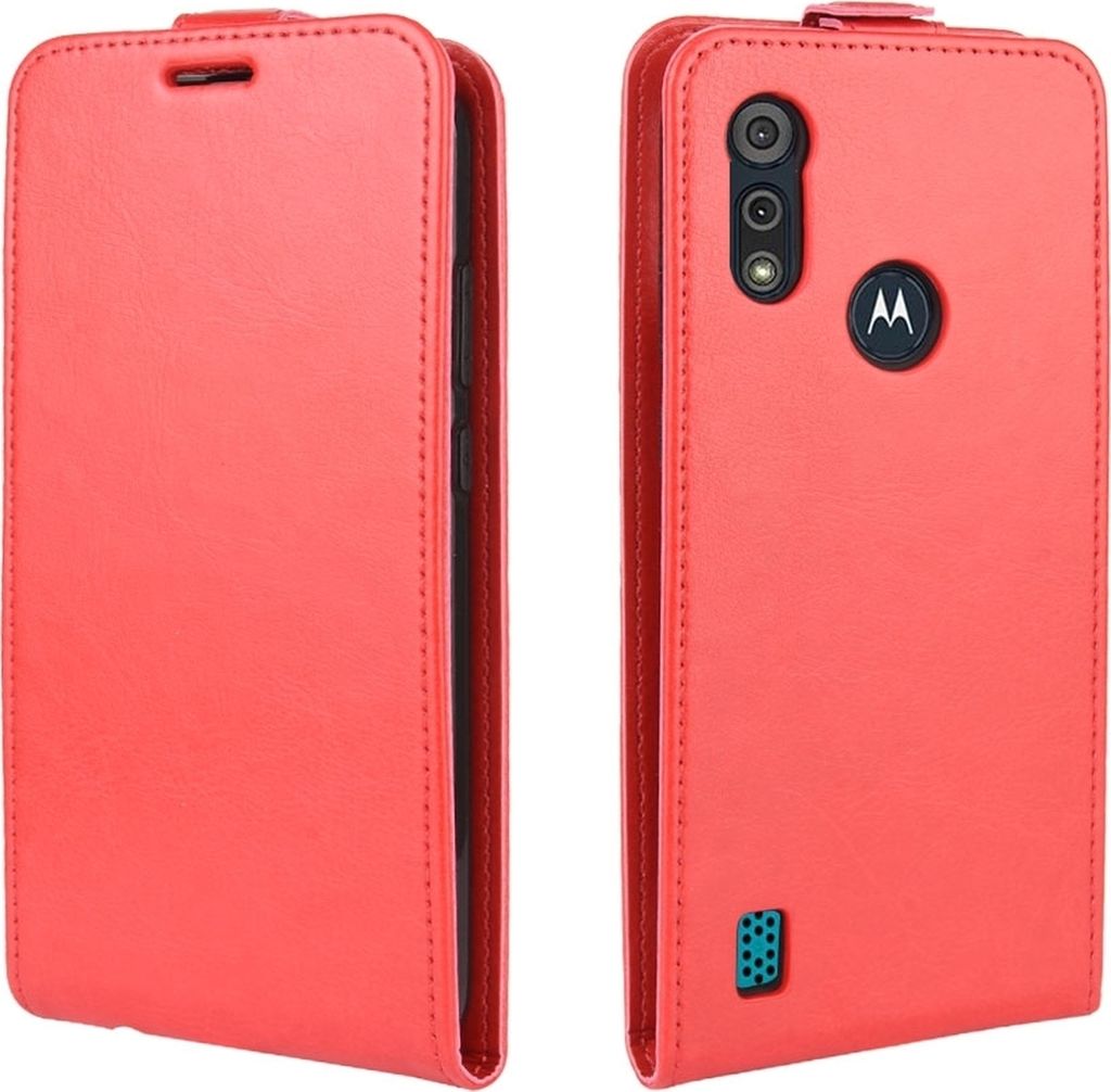 Mobigear Motorola Moto E6s (2020) Hülle Flipcase - Rot