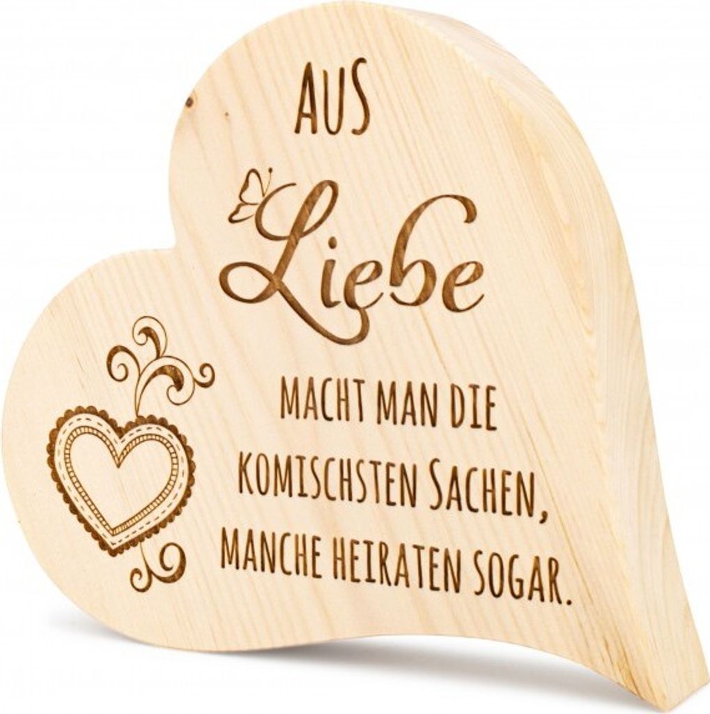 Zirbenherz Aus Liebe 20cm