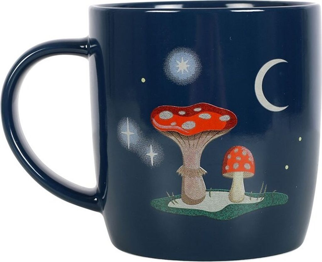 Something Different - Kaffeebecher "Gnome Sweet Gnome", Pilz SD6085 (Einheitsgröße) (Marineblau)