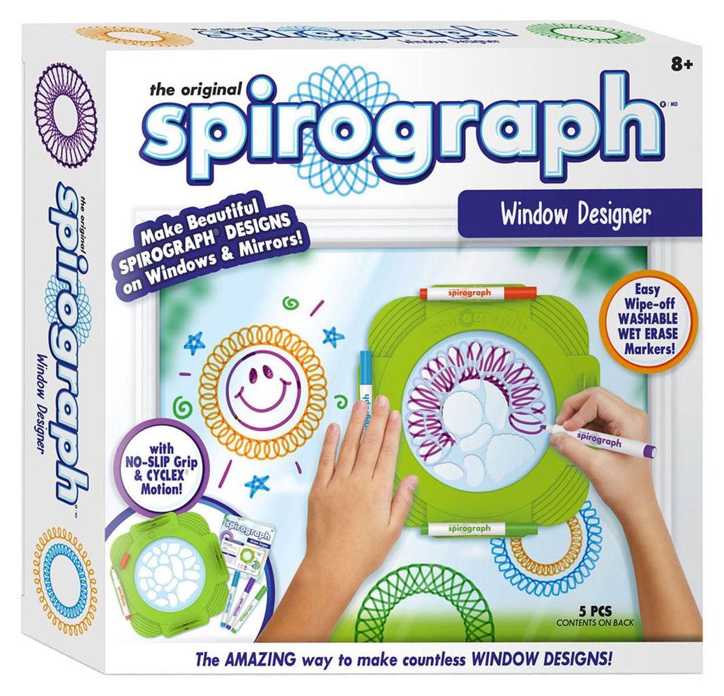 Boti Spirograph Fenster Bastelset - Window Designer Farbset