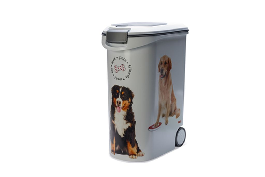 Hundefutterbehälter mit Rollen, 20 kg - 54 l Produktbild 