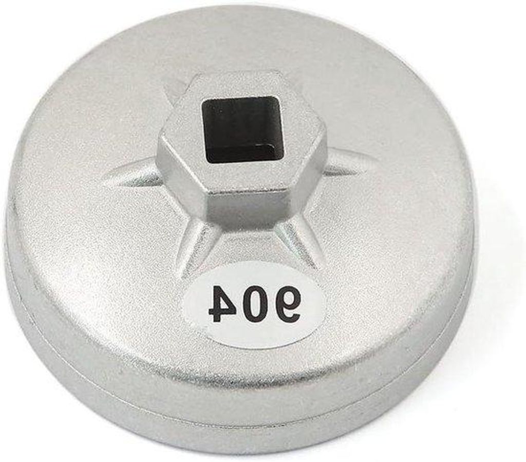 Olie Filter Wrench Auto Remover Tool 1/2 '' Vierkante 15 Fluiten 79mm Cap - Für Autos mit einem Olie Filter - Handlicher Werkzeug für Wartung und...