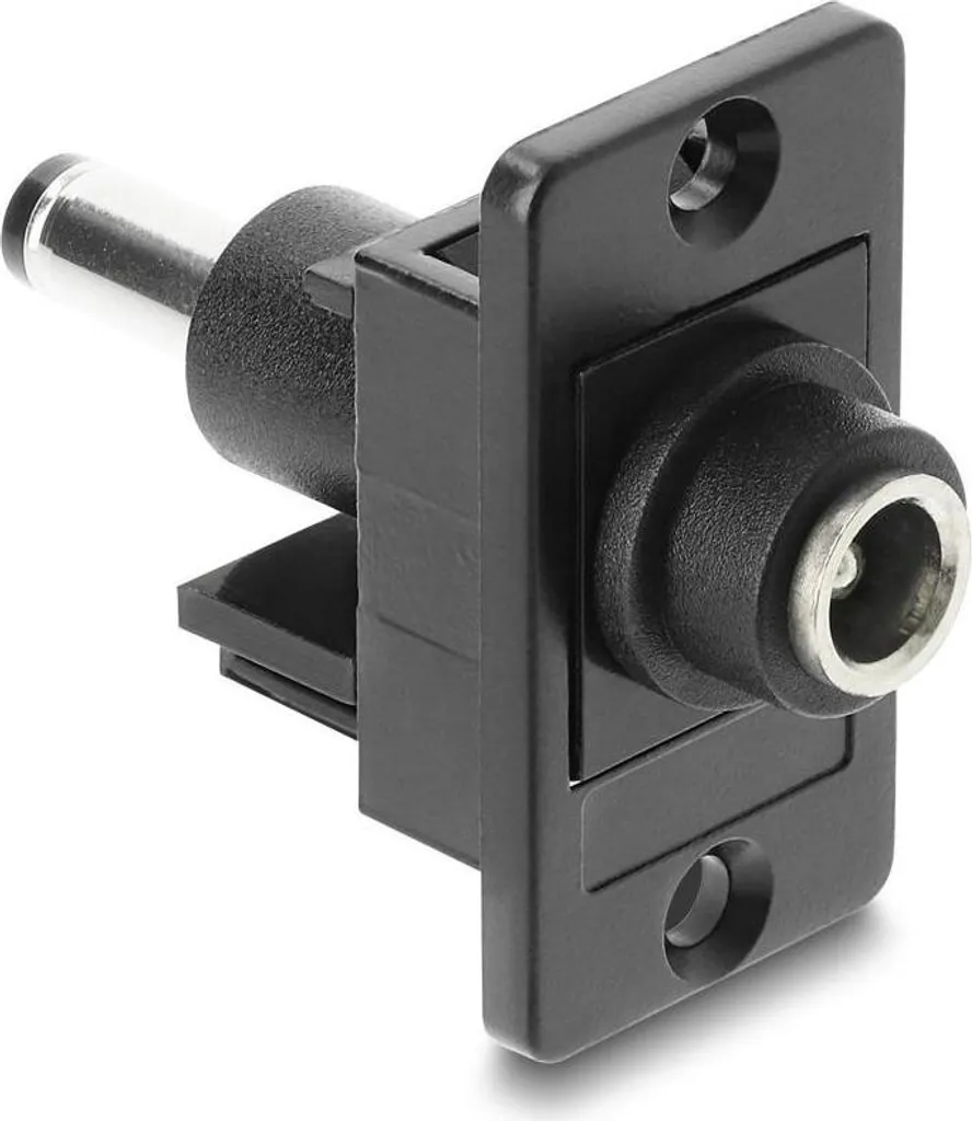 Come Adattare Alimentatori DC: Delock Panel Mount 5.5x2.1 a 5.5x2.5