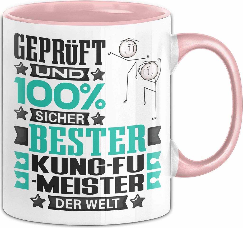 Kung-Fu-Meister Geschenk Lustiger Spruch für Kung-Fu-Meister Geschenkidee Bester Kung-Fu-Meister Der Welt (Rosa)
