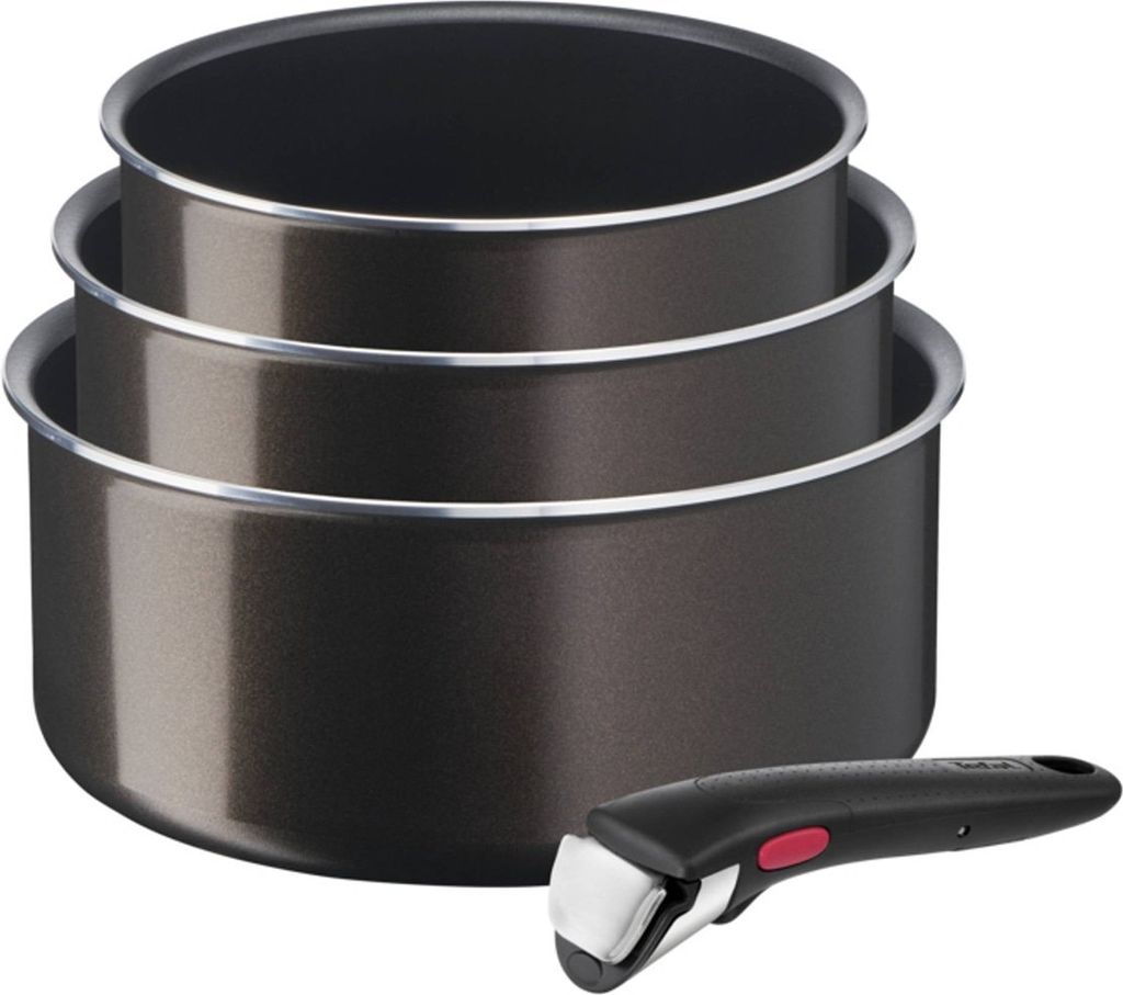 Tefal Ingenio L15091, Frittierset, Braun, Aluminium, Titan, Produktbild 