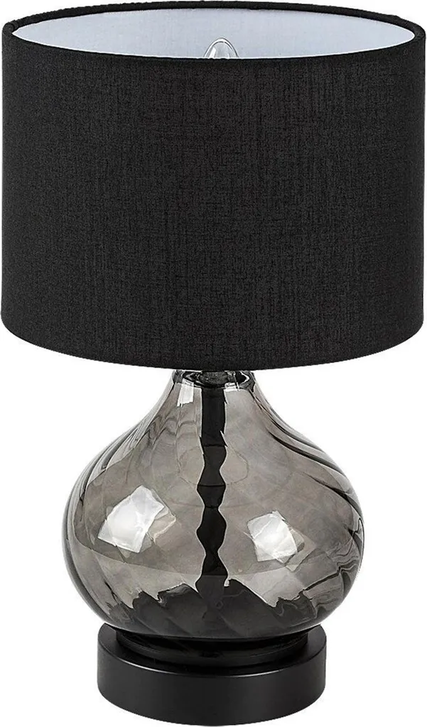 Luminaire d'Ambiance Salon et Chambre Pirelo Verre Gris E14 25W