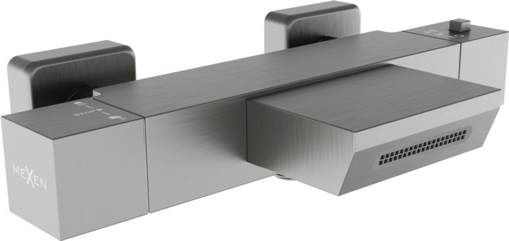 Mexen Cube thermostatische Wannenbatterie, Graphit - 77360-66