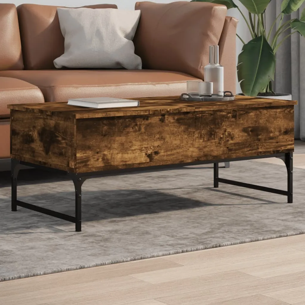Occasione Tavolino Cloris 100x50x40 cm Rovere Fumé: Prezzo Imbattibile
