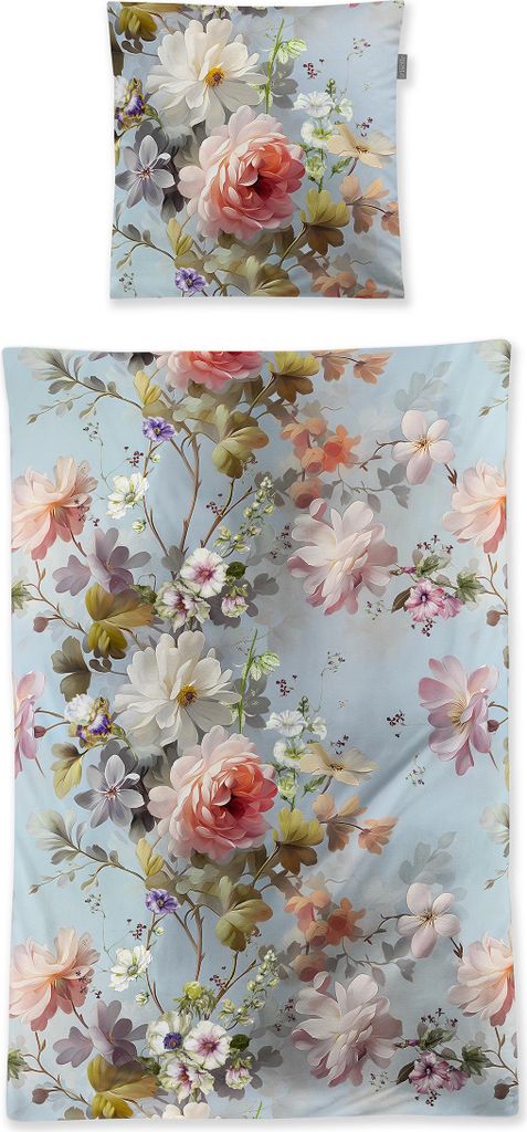 Irisette Mako-Satin Bettwäsche-Garnitur Wave 8596 Farbe Produktbild 