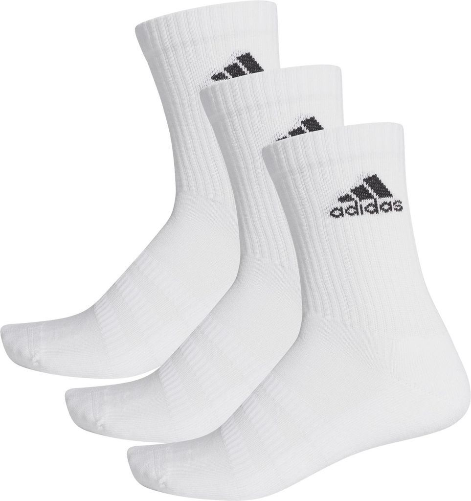 Adidas Cush Crw 3Pp White/White/Black L Produktbild 