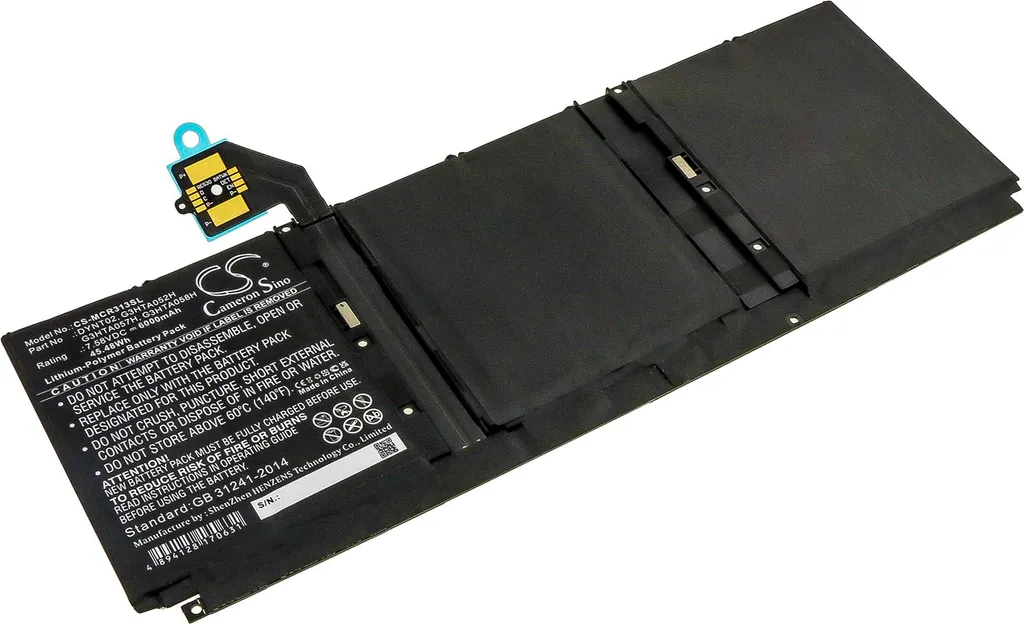 Batterie interne pour Microsoft Surface Book 3 15 1872 et 13 1867 TECHTEK