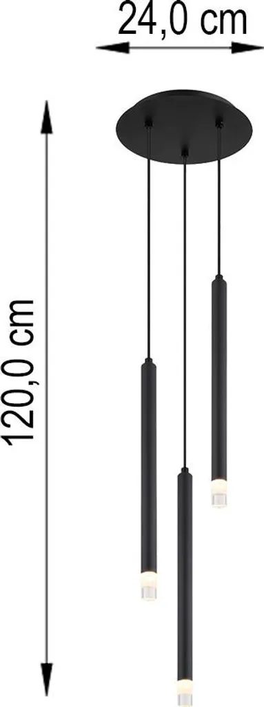 Suspension design multicolore BLAKE pour un éclairage de salon chic
