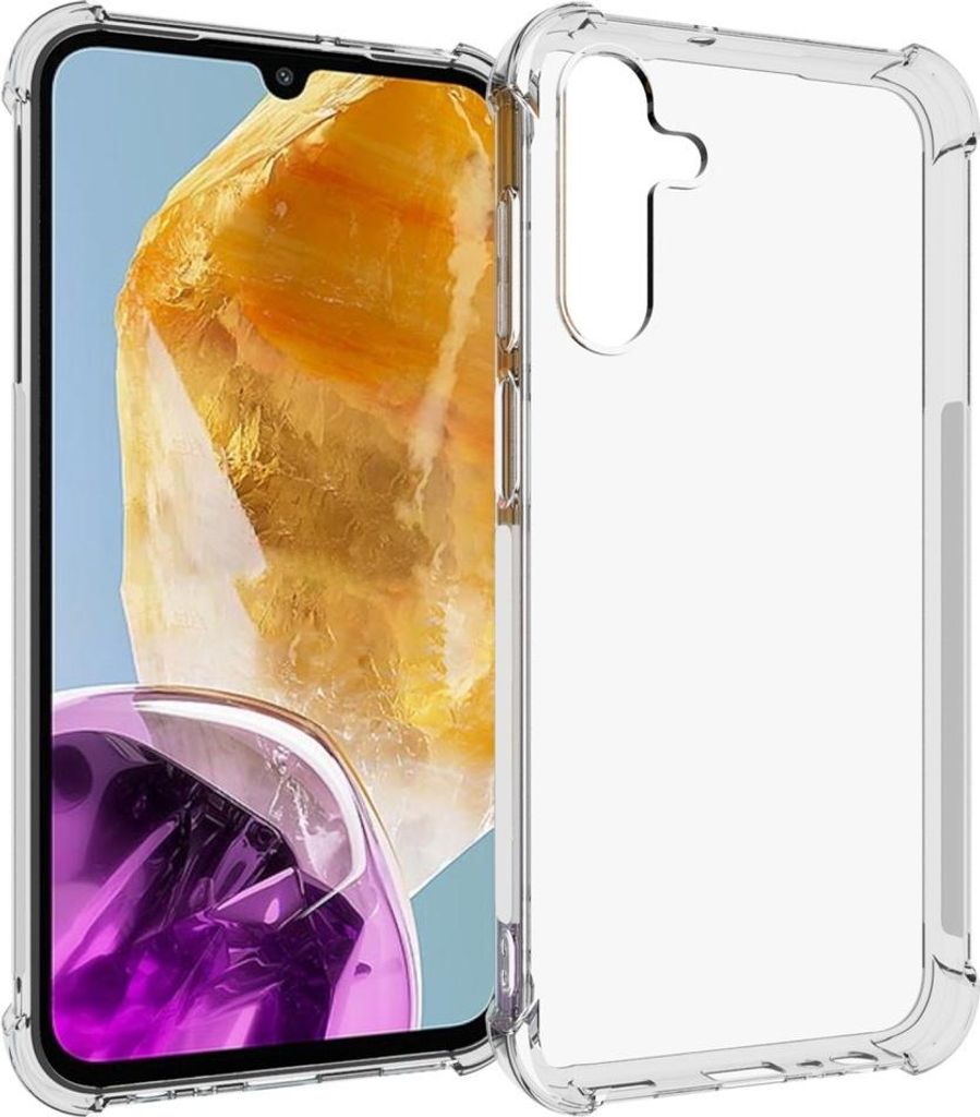 Samsung Galaxy M15 Hülle - Coverup TPU Back Cover mit AirBag Corners - Transparent