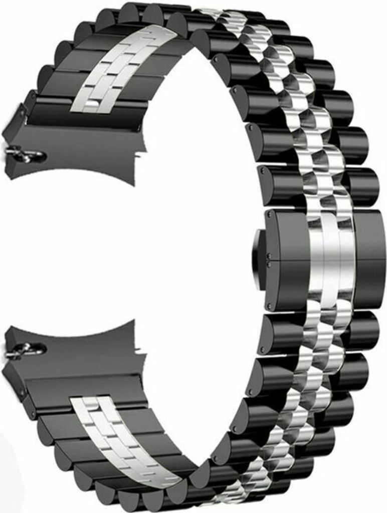 Strap-it Stahlarmband Jubilee - Kompatibel mit Samsung Galaxy Watch 5 Armband 40mm Ersatzarmband Edelstahl - Faltschließe - Hochwertiges Material ...
